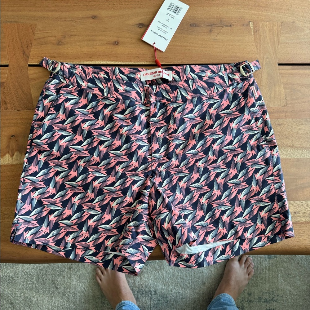 Orleber Brown Setter swim shorts size 32 new with tags